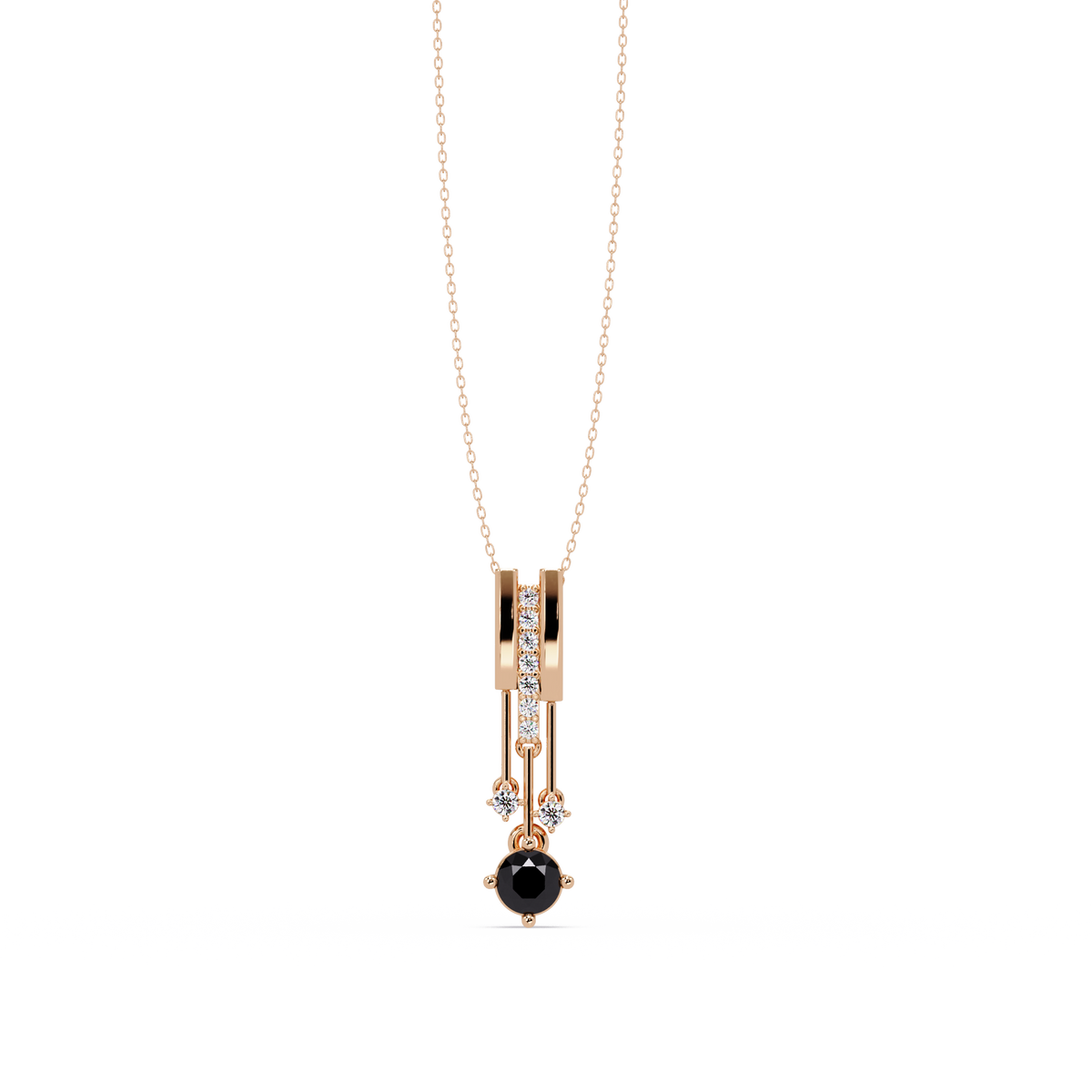 Onyx - 14K Rose Gold