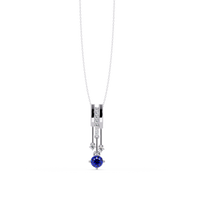 Sapphire Blue - White Gold / Platinum