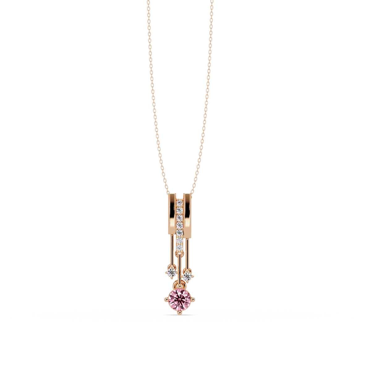 Tourmaline Pink - 14K Rose Gold