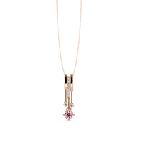 Tourmaline Pink - 14K Rose Gold