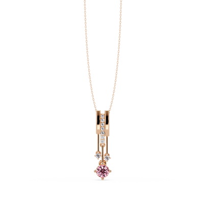 Tourmaline Pink - 14K Rose Gold