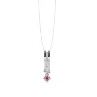 Tourmaline Pink - White Gold / Platinum