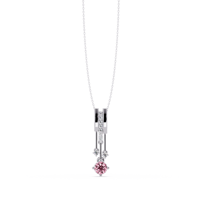 Tourmaline Pink - White Gold / Platinum