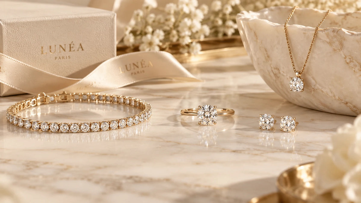 Lunéa Paris ready-to-ship diamond jewelry