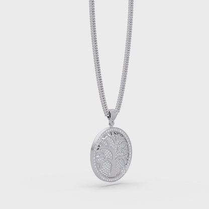 Tree of Life Diamond Pendant Necklace