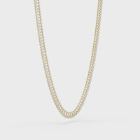 19.44 Carat Pear And Round Diamond Tennis Necklace In 14K Gold Lab Grown