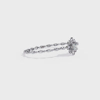 2.1 CTW Princess Center & Round Diamond Tennis Bracelet | 14K Gold & Platinum – Lunéa Paris