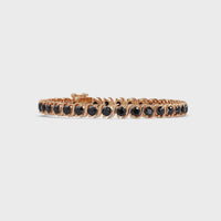 8.2 CTW Round Colorstone Tennis Bracelet