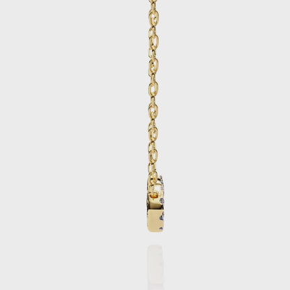 0.30 CTW Infinity Lab-Grown Diamond Necklace in 14K Gold & Platinum