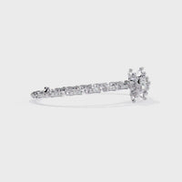 1.7 CTW Princess & Round Pavé Diamond Linked Bracelet | 14K Gold & Platinum – Lunéa Paris