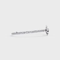 0.4 CTW Four-Petal Floral Round Diamond Link Bracelet | 14K Gold & Platinum – Lunéa Paris